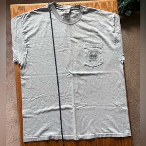 Gray Pocket T-Shirt with Skull Graphic - Harley Davidson